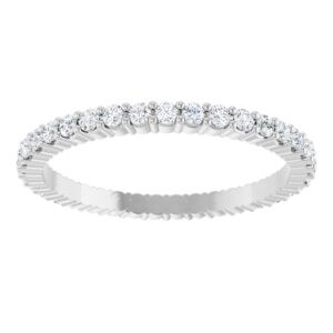 Classic Shared-Prong Eternity Ring (0.51 - 0.56 carats)