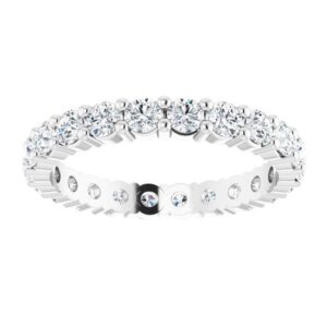 Classic Shared-Prong Eternity Ring (0.53 - 0.58 carats)