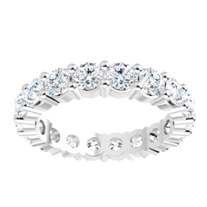 Classic Shared-Prong Eternity Ring (0.56 - 0.63 carats)