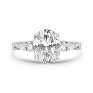 Perfect Pair Engagement Ring Setting (0.32cts) front